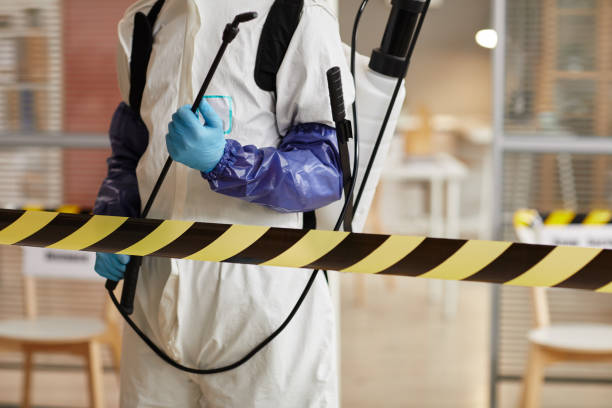 Professional Biohazard Cleanup technician working in Avon-by-the-Sea, NJ